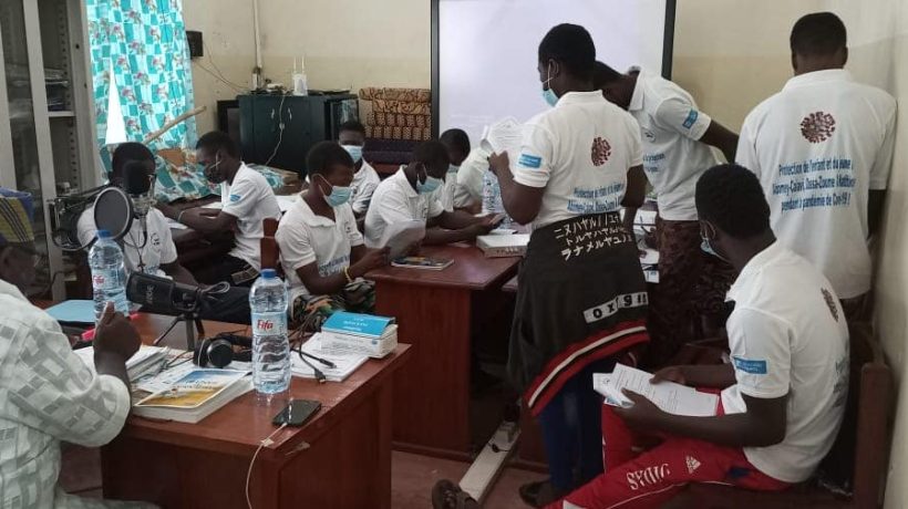 SOS Villages d’Enfants au Bénin initie les jeunes de Dassa aux techniques radiophoniques